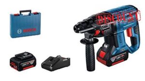 Bosch Professional GBH 18V-21 - Cordless rotary hammer (2 batteries x4.0Ah