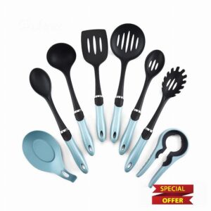 8pcs Nylon Cooking Tools Kitchen Utensils Set Quality Handles Cooking Tool Non Toxic Kitchen Gadgets Nonstick Cookware