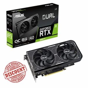 ASUS DUAL NVIDIA GeForce RTX 3060TI OC Edition Graphics Card (PCIe 4.0