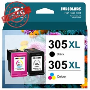 JMLCOLORS 305 Ink Cartridges Black and Colour