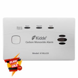 Kidde 10LLCO Ten Year Life Carbon Monoxide Alarm with Sealed Longlife Battery