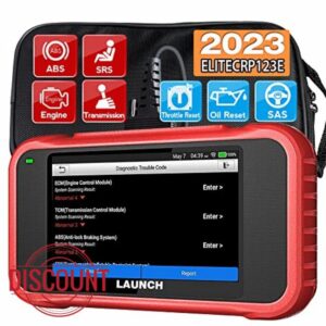 LAUNCH CRP123E obd2 code reader for 4 System (Engine ABS SRS AT) car diagnostic tool with 3 Reset service(Oil Reset