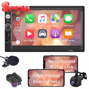 OiLiehu Car Stereo Double Din For Carplay & Android Auto