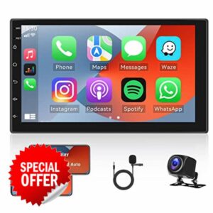 OiLiehu Double Din Car Stereo for Carplay/Android Auto