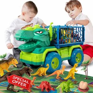TEMI Dinosaur Truck Toy for Kids 3-5 Years Old