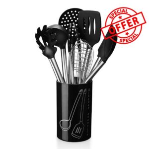 N/A Cookware Set Kitchen Utensils Cooking Sets Kitchen Kit Accessories Gadgets Tools Holder Box Nonstick Durable Kitchen Cookwares