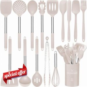 15 PCS Silicone Kitchen Cooking Utensils Set