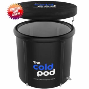 Ice Bath Tub Outdoor with Lid: 320L Cold Water Therapy Tub for Recovery and Cold Plunge