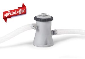 Intex 28602BS 330 GPH 220 - 240 V Cartridge Filter Pump - Grey