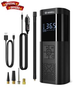 TEMOLA Tyre Inflator Portable Air Compressor