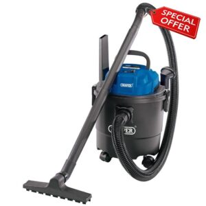 Draper 90107 230V 1250W 15L Wet and Dry Vacuum Cleane