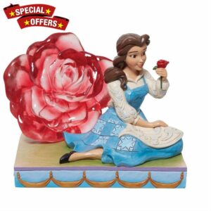 Disney Traditions Beauty And The Beast Belle With Rose Figurine 6011924