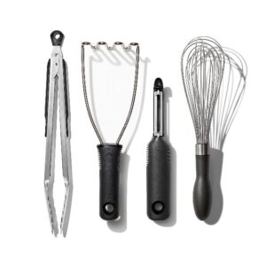 OXO 11329700 4-Piece Essential Kitchen Tool Set Gadget