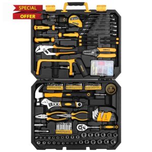 DEKO 198 Piece Home Repair Tool Kit