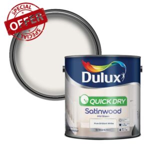 Dulux Quick Dry Satinwood Paint For Wood And Metal