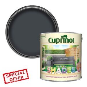 Cuprinol 5159075 GSUS25L Garden Shades Urban Slate 2.5 Litre
