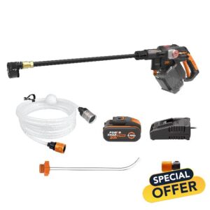 WORX NITRO 18V(20V MAX) Hydroshot Cordless Pressure Washer