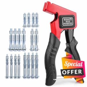 Paick Wall Anchor Setting Tool Kit for Cavity Anchor Plasterboard Fixing