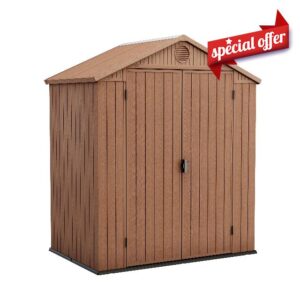 Keter Darwin Outdoor Apex Garden Storage Shed