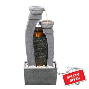 Teamson Home Solar Powered Water Feature