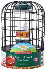 Walter Harrison's Wild Bird Feed Protector squirrel Proof Hanging Seed Feeder - 20 cm