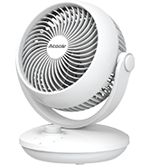 Acoolir Tower Fan, 32 Inch Bladeless Fan and Air Purifier in one, True HEPA Filter for 99.7% Smok...