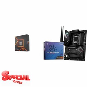 AMD R9 7900X CPU + MSI MPG B650 Carbon WiFi Motherboard - ATX - AM5-18 Duet Rail 90A Power Stage