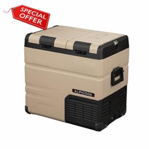 Alpicool TA55 55L Car Fridge Freezer Portable Compressor Car Refrigerator 12/24V Electric Cooler for Camping