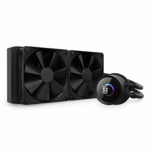 NZXT Kraken 240-240mm AIO CPU Liquid Cooler - Customizable 1.54"" Square LCD Display for Images