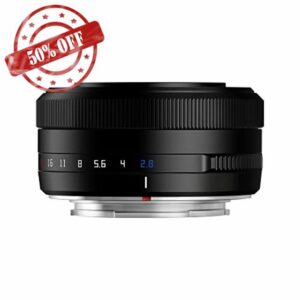 TTARTISAN 27mm F2.8 Auto Focus APS-C Camera Lens Metal Light Weight Portable Camera Lens Support Eyes Tracking for Sony E Mou