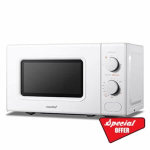 COMFEE' 700W 20L White Microwave Oven With 5 Cooking Power Levels
