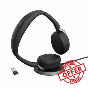 Jabra Evolve2 65 Flex - Stereo Headset with Bluetooth