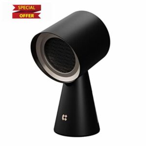 CIARRA CBPHB01 Desktop Cooker Hood Mini Household Portable Extractor Hood Black with 2 Gears Mode 2m³/min Strong Suction for Home Kitchen Fondue Hot Pot BBQ            [Energy Class A+]