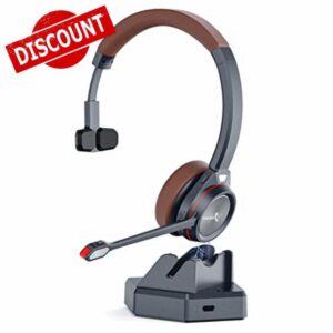 MAIRDI Bluetooth Headset with Microphone for PC