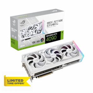 ASUS ROG Strix GeForce RTX 4090 OC Edition Gaming Graphics Card White (PCIe 4.0