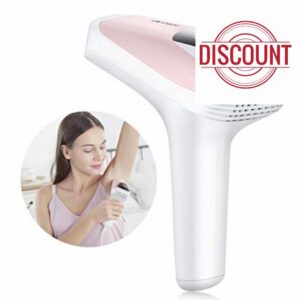 Laser Hair Removal Device for Women & Men IPL Hair Remover with 500000 Light Pulses for Face