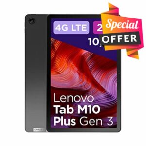 Lenovo Tab M10 Plus (3rd Gen) 10 Inch 2K Tablet – (Octa-Core 2GHz