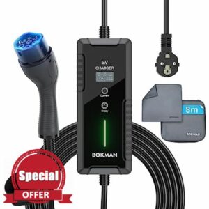 bokman Portable EV Charger UK 3 Pin