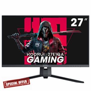 KOORUI 27 Inch QHD Gaming Monitor 144 Hz