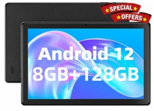 SGIN Tablet 10.1 Inch Android 12 Tablet PC 8GB RAM 128GB Storage