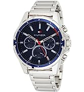 Tommy Hilfiger Analogue Multifunction Quartz Watch for Men with Blue Stainless Steel Bracelet - 1...