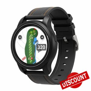 GolfBuddy Aim W12 GPS Golf Watch - Full Colour Touch Screen - Green Undulation