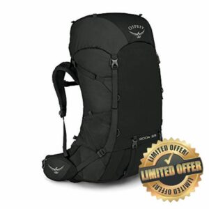 Osprey Rook 65 Men's Ventilated Backpacking Pack - Black (O/S)