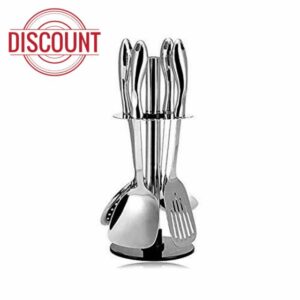 Stainless Steel Cooking Tools Set Colander Spatula Shovel Spoon Kitchenware Gadgets Home Kitchen Accessories Se