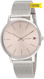 Tommy Hilfiger Analogue Quartz Watch for women with Stainless Steel mesh bracele