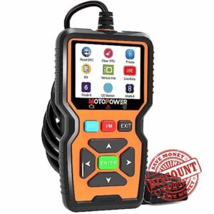 MOTOPOWER MP69039 Car OBD2 Scanner Code Reader Engine Fault Code Reader Scanner CAN Diagnostic Scan Tool Advanced Editio