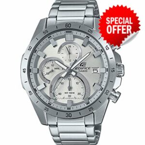 Casio Mens Chronograph Quartz Watch Edifice with Stainless Steel Strap