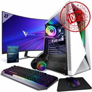 Vibox VIII-90 Gaming PC - 27" 165Hz Curved Monitor Bundle - Intel i9 11900KF Processor - Nvidia RTX 4060 Ti 8GB Graphics Card - 32GB RAM - 1TB NVMe SSD - 700W PSU - Windows 11 - WiFi