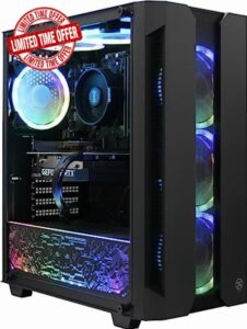XUM Elite Gaming PC: AMD Ryzen 5 5500 4.2GHz
