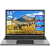 jumper 16 Inch Laptop with Office 365, 1920x1200 FHD IPS Display (16:10), Intel Celeron J4105 Ult...